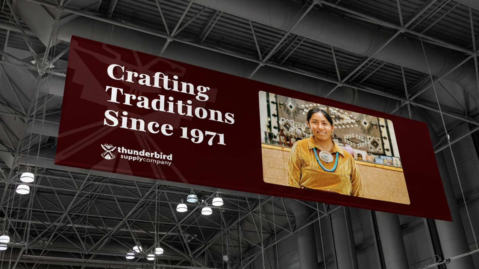 Crafting Traditions Banner Display